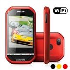 Smartphone Veloster X3 Ferrari com 2 Chips, Câmera, TV integ