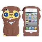 Case 3D Dog Marron para iPhone 4/4S