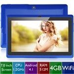 7" Android 4.1 4GB Tablet PC w/ WiFi Câmera - Azul L-162947