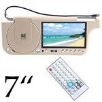 7" LCD Monitor Sun Visor DVD Player+ USB/ SD/ MMC/ MS RDP-37