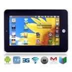 Tablet 7" Android 2.2, 1.0GHz Wi-Fi, UV, 3G, Touch, 4GB - Br