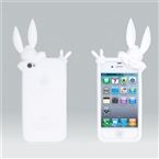 Case Coelho Branco para iPhone 4/4S